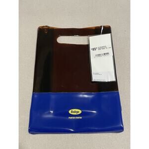 BODEGA CLEAR BROWN NANA-NANA HAND BAG A4 BRAND NEW WITH BAG AND TAG